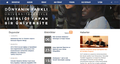 Desktop Screenshot of gazi-universitesi.gazi.edu.tr