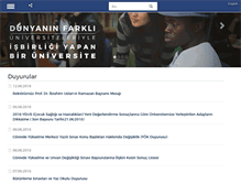 Tablet Screenshot of gazi-universitesi.gazi.edu.tr