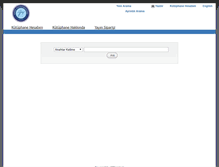Tablet Screenshot of kutuphane.gazi.edu.tr