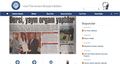 Desktop Screenshot of ilet.gazi.edu.tr