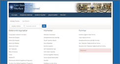 Desktop Screenshot of lib.gazi.edu.tr