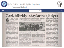 Tablet Screenshot of gazisem.gazi.edu.tr