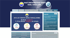 Desktop Screenshot of kolej.gazi.edu.tr
