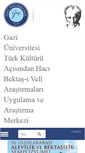 Mobile Screenshot of hbektasveli.gazi.edu.tr