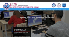 Desktop Screenshot of beltek.gazi.edu.tr